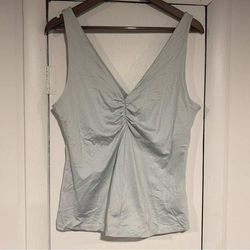 Stretchy H&M Tank Top Cinch V-Neck Layering Size large